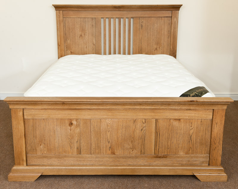 Giường đôi gỗ sồi Tuscany Queen Size 1.6 x 2m, xuất khẩu Mỹ
